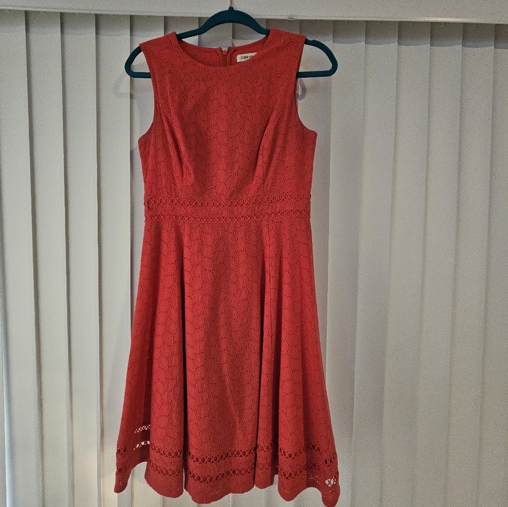 Elegant Orange'Red Dress